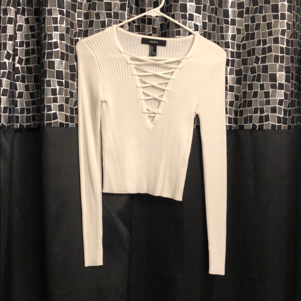 Long Sleeve Crop Top